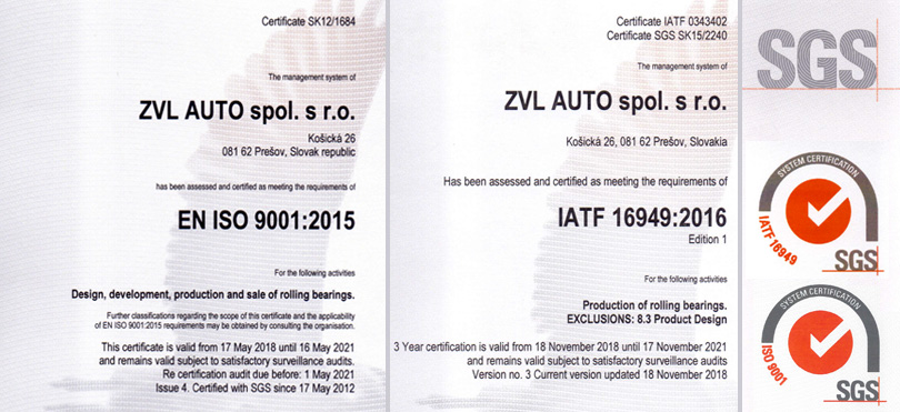 Certificates